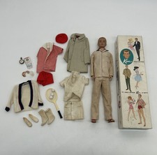1961 Ken Doll Barbie  750  He  s A Doll  Original Box W/ Outfits  Accessories