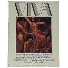 Vintage Viva Magazine February 1975 Vol. 2 No. 5 Women's No Label