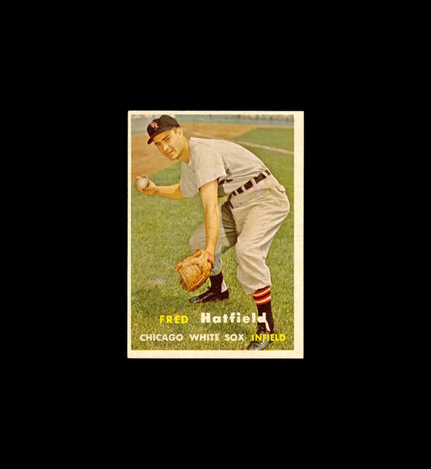 1957 Topps Fred Hatfield #278 - RARE Mid # - Chicago White Sox - Mint