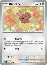 Buneary #107/132 Me01 Mega Evolution Common Reverse Holo Pokemon TCG NM