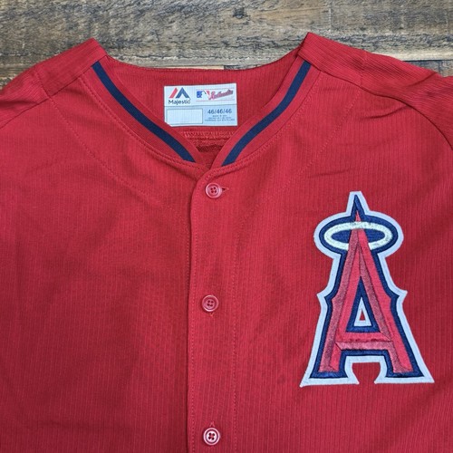 Majestic Los Angeles Anaheim Angels #0 Team Issued Practice Jersey Men’s Sz 46 - Picture 4 of 6