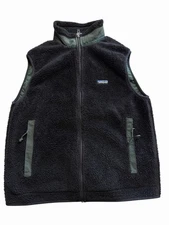Vintage Patagonia Retro X Fleece Vest Mens L Black Made In USA Outdoor 90s