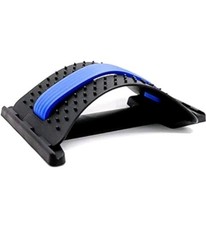 3-Level Adjustable Back Stretcher Posture Corrector Lumbar Support with Massage