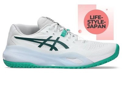 ASICS GEL-RESOLUTION X OC Omni Clay 1041A502 101 White Neptune Men Tennis Shoes