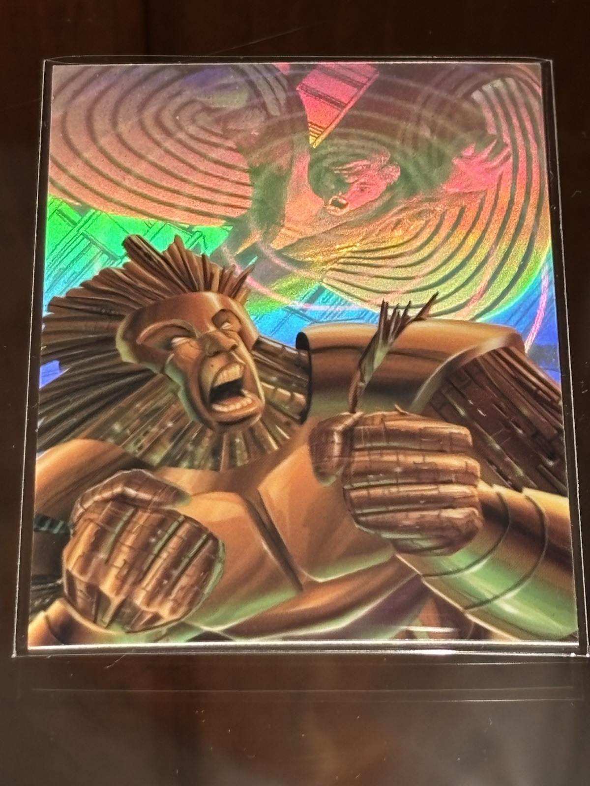 1995 Flair Marvel Annual Holoblast Banshee vs. Phalanx #9