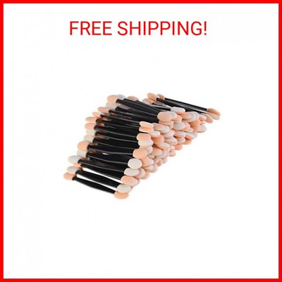 50pcs Eyeshadow Applicators, Disposable Eyeshadow Sponge Brush Double-Sided Eye