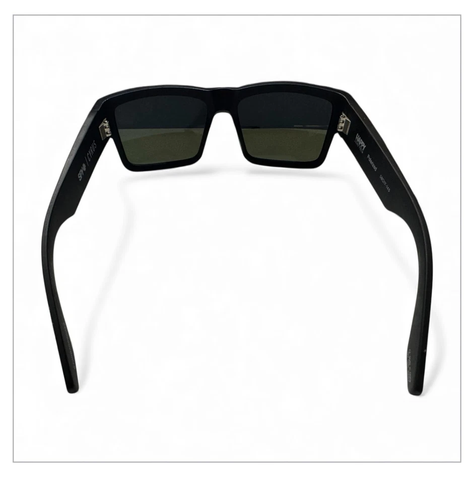 Spy+ Optic Cyrus Polarizado Con Happy Lens Tech Marco Negro (58-17-145) Usado en Excelente Condición Foto 2 de 4