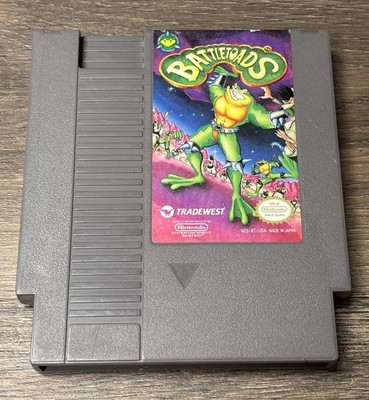 Battletoads 1991 Nintendo NES Cartridge Tested Working Vintage 