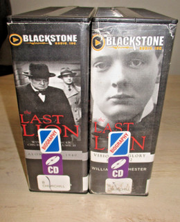 The Last Lion Audibooks on CD: Vols. I & II Winston Churchill Unabridged ex lib