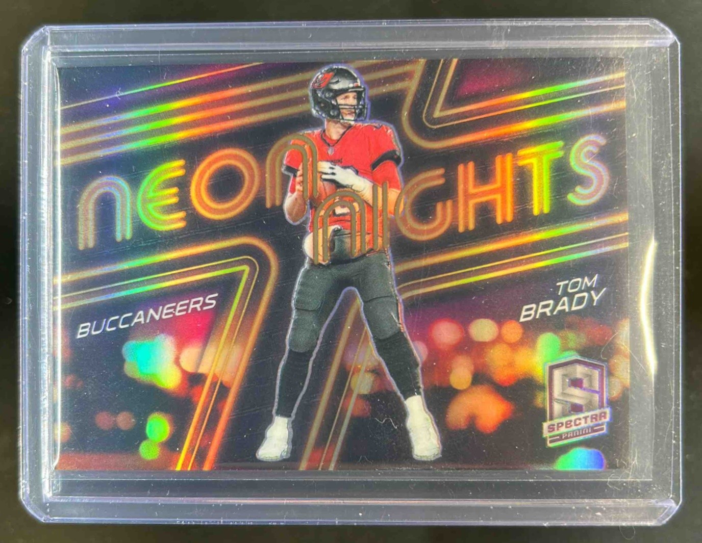 2022 Panini Spectra Tom Brady Neon Nights #NN-6 Buccaneers