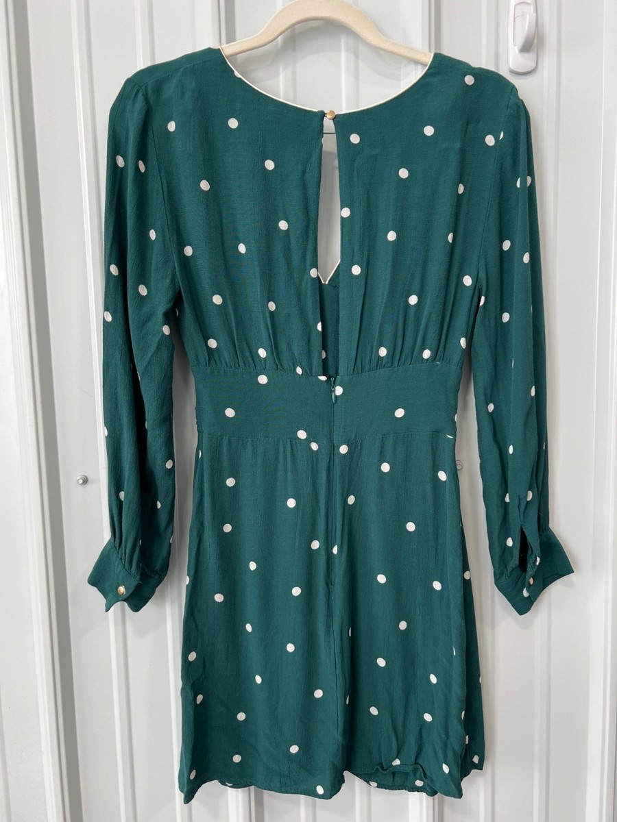 blue polka dot dress topshop Karolie Halter Plunge Mini Dress Brown | Blue Polka Dot | Brown | Blue Polka Dot | Womens