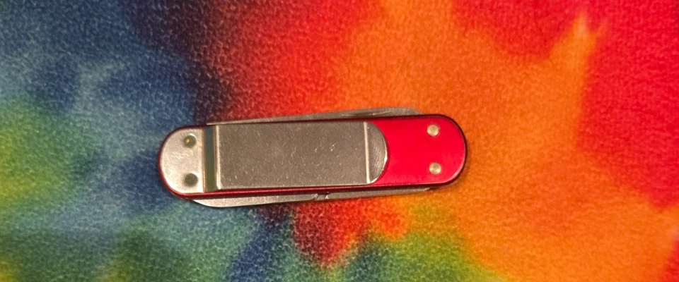 Canivete suíço antigo Wenger clipe de dinheiro 65 mm ALOX! APOSENTADO! RARO! - Imagem 4 de 4