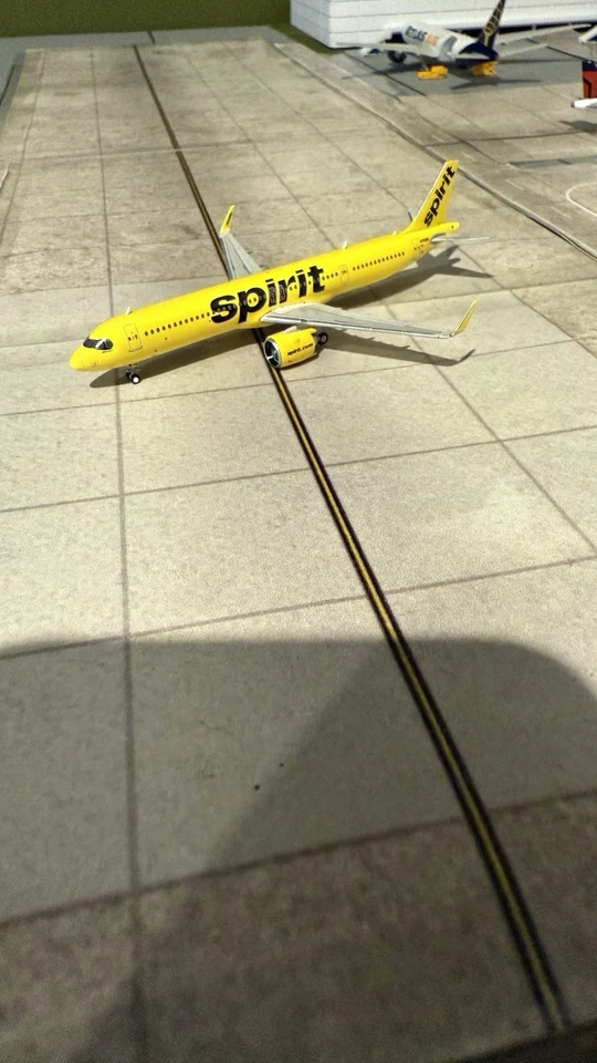 Modelo de avión fundido a presión GeminiJets Spirit A321neo 1:400 / raro Foto 2 de 4