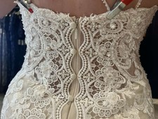 Casablanca Wedding Gown Size 14 Worn Once Dry Cleaned Comes with Garment Bag