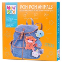 5908273002750 Wow Box. Zestaw Kreatywny. Zwierzaczki Z PomponóW Tm Toys