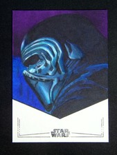 Marketplace image: 2026 Topps Chrome Star Wars Galaxy Kylo Ren Stephane Leonardi Sketch Auto 1/1