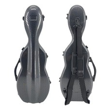 New Violin case 4/4 Full Size Carbon Fiber Violin Box black Color protect violin