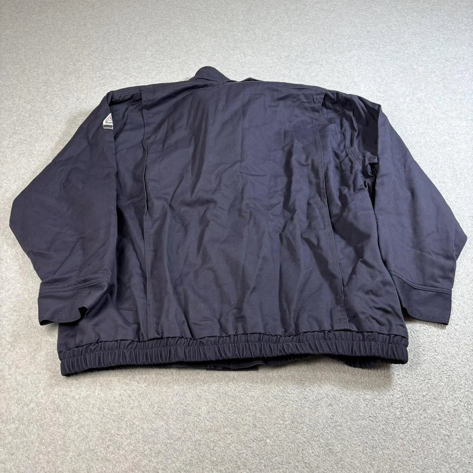 Bulwark FR Jacket Mens 2XL Navy DWR Flame Resistant Coat Workwear Outdoors READ - Image 2 of 4