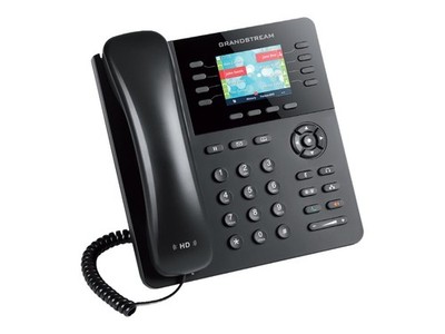 Grandstream GXP2135 IP Phone Schwarz Kabelgebundenes Horn Desktop/Wand 8 Leitungen 2000