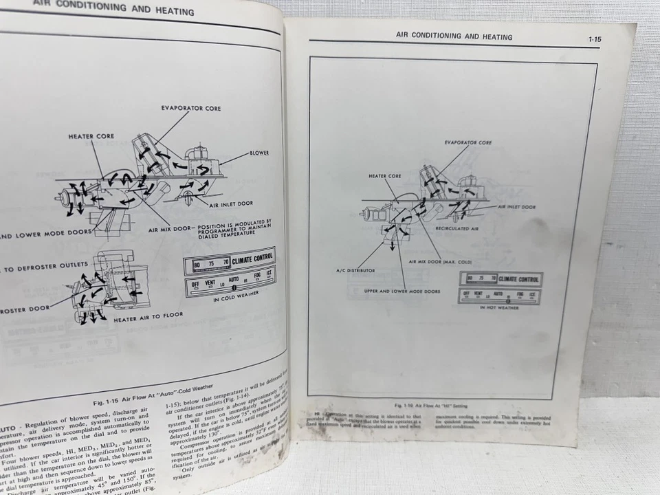 Cadillac Calais DeVille Fleetwood Eldorado 1971 manual de servicio/tienda original Foto 4 de 4