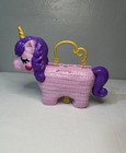 Polly Pocket Unicorn Compact Playset Carry Case Purple Piñata 2020 Release  — photo 2