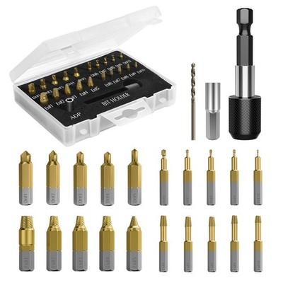 Damaged Screw Extractor Set Stripped Kit 22 PCS