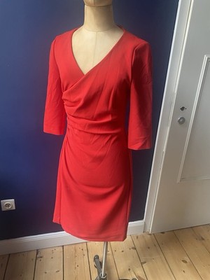 Diane von Furstenberg Damenkleid Cocktail Weihnachten Christmas Rot