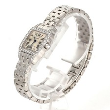 Authentic Cartier Santos de Cartier SM WG/D WF9003Y8 WG Quartz #230-000-153-9645 2
