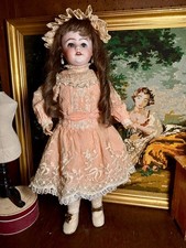 Antique SFBJ Paris doll  Size 50 Cm Bisque Head open Mouth 19 inches