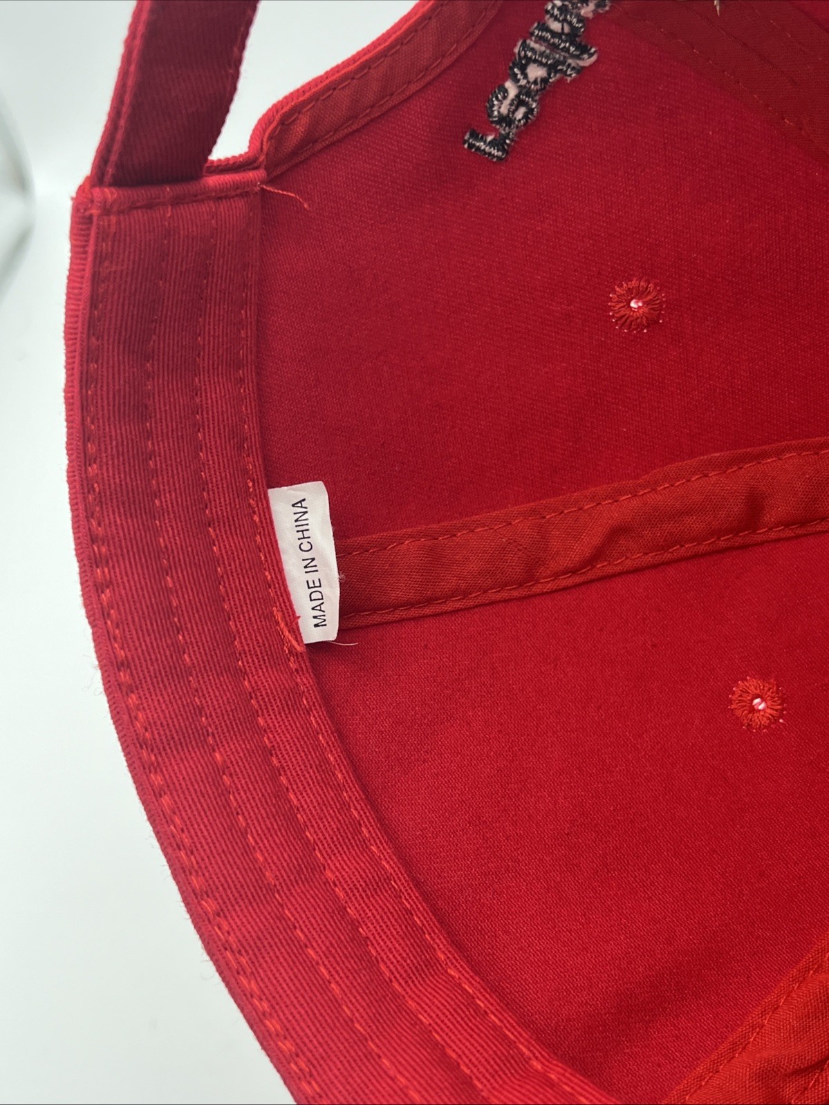 Red Hat Linux Strapback Adjustable Embroidered Ha… - image 7