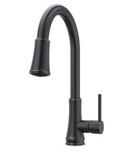 Pfister Series Kitchen Faucet Pull-Down Sprayer Tuscan Bronze Finish G529PF2Y