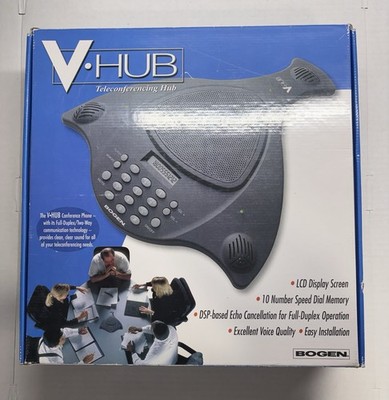 New mint in open box tested working BOGEN V-HUB VOICE TELECONFERENCING HUB 3WE81