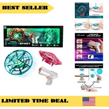 Force1 Scoot Skeet Drone Electronic Shooting Game - Pink/Blue