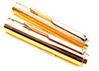 PARTS PARKER 95 22K GOLD Plated FLUTED FOUNTAIN / ROLLERBALL PENCIL CAPS FRANCE — photo 4