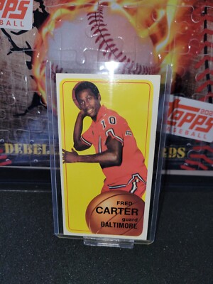 1970-71 Topps Fred Carter Basketball Baltimore Bullets Rookie Card #129