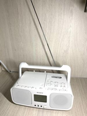 Sony CD Radio Cassette Recorder Cfd-s401 White Japan IMPORT for