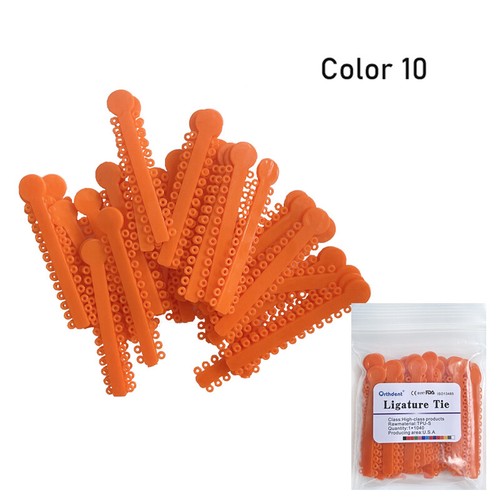 1040 piezas/paquete de ortodoncia dental para frenillos bandas elásticas de goma ligaduras - Imagen 21 de 56