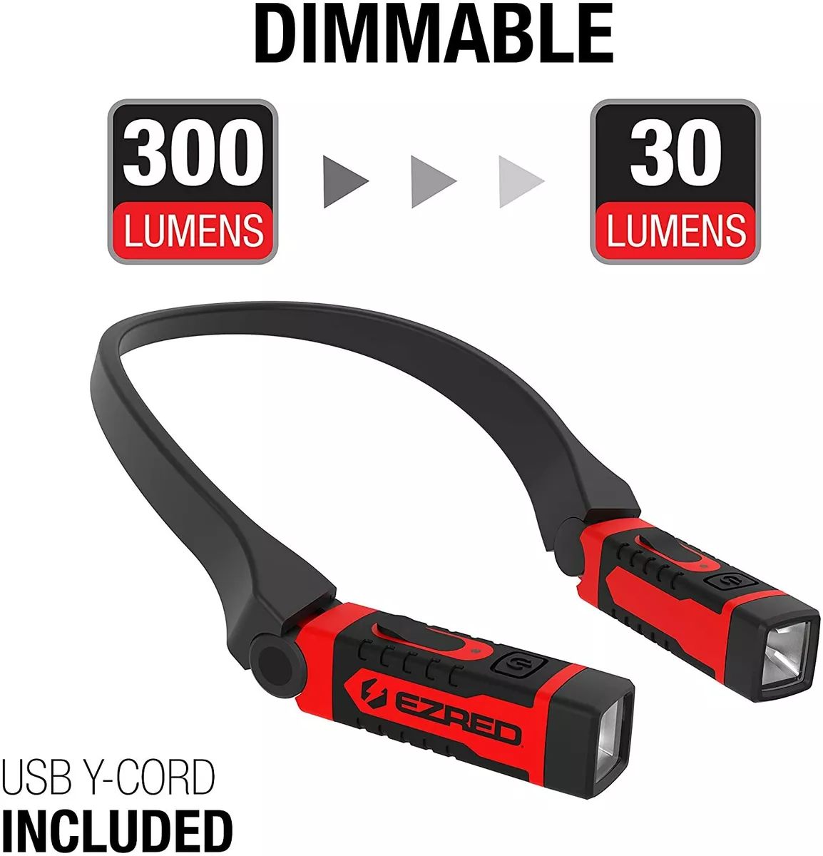 EZRED ANYWEAR Rechargeable Neck Light for Hands Free Lighting