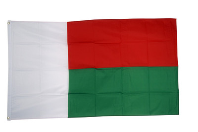 Madagaskar Flagge 3 x 2 Fuß - 100 % Polyester mit Ösen Nationalland