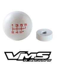 Vms White Red Fing Fast Shift Knob For 6 Speed Short Throw Shifter Lever M16x1.5