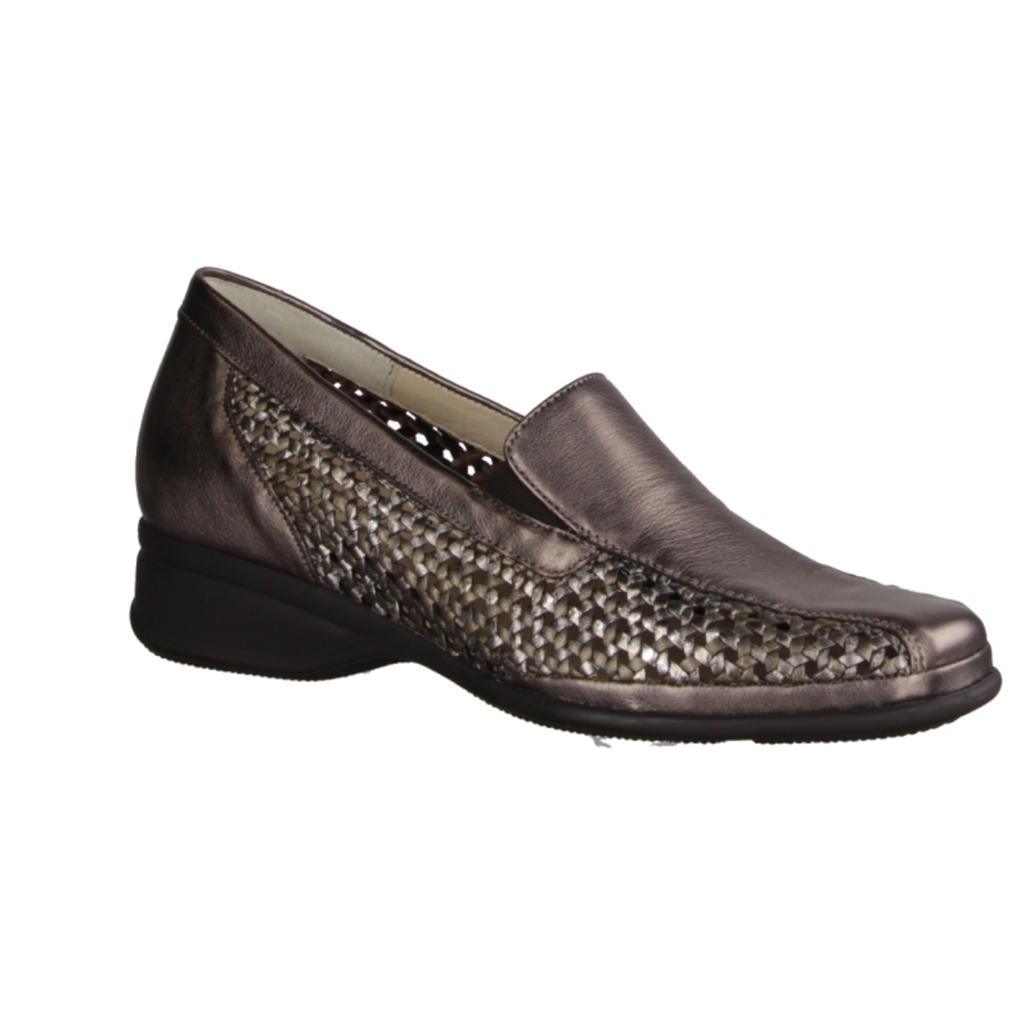Damen-Slipper Semler Ria R1905-052, Halbschuh, Bronce, Leder, NEU- / lose Damen-Slipper Semler Ria R1905-052, Halbschuh, Bronce, Leder, NEU- / lose