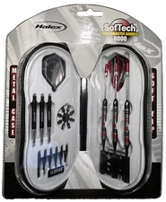 13 GRAMS - HALEX SOFTECH 8000 80% TUNGSTEN SOFT TIP DART SET WITH CASE