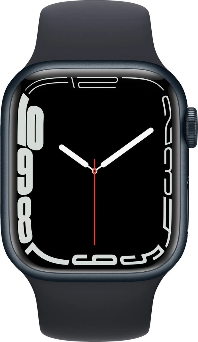 2021 Apple Watch Series 7 45mm (GPS) Midnight Aluminum Sport Band