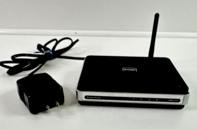 D-Link Systems Wireless WiFi Router Black Model WBR-1310 AC Power BUNDLE