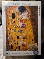 Gustav Klimt The Kiss Eurographics 1000 Piece Puzzle Detail Fine Art Sealed