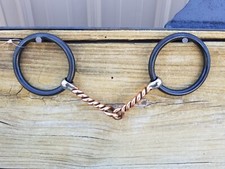 5" Copper Twist O Ring Snaffle