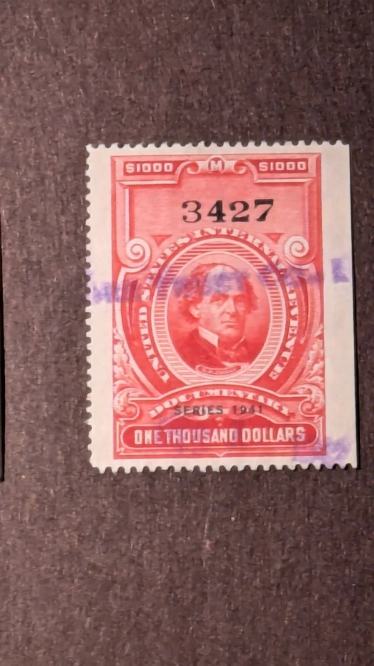 United States Revenue Stamps, #R332-3, R335 very fine used - Image 3 of 4