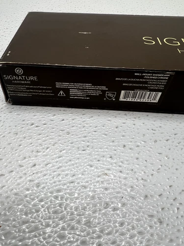 Signature Hardware 12-3/8" Wall Mounted Shower Arm and Flange 483909 - Picture 1 of 2