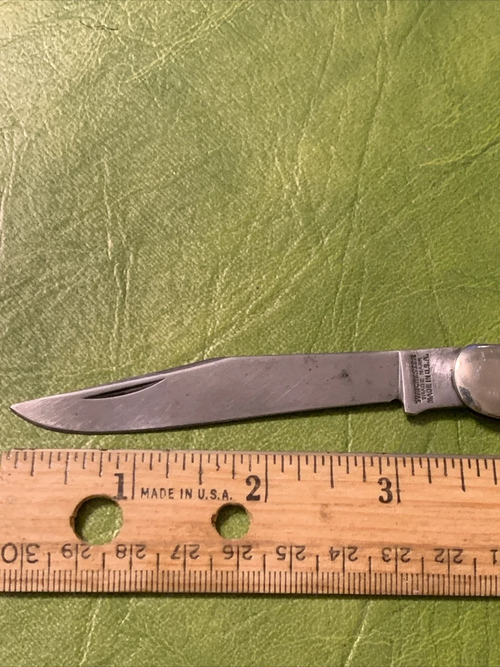 Antique WINCHESTER Toothpick Pocket Knife 1919-42 Jigged Bone Black Nice Knife - Image 3 of 4