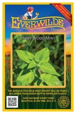 2000 Hairy Wood Mint Wildflower Seeds - Everwilde Farms Mylar Seed Packet